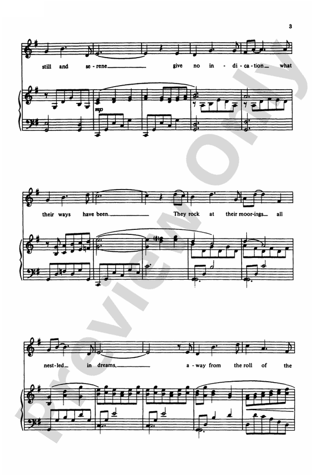 Away from the Roll of the Sea – SSA Choral Octavo (Digital Download)