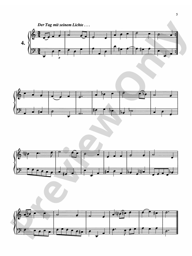 Bach - Sixty-nine Chorales with figured bass (Ed. Hans Bischoff) - Piano Solo (Digital Download)