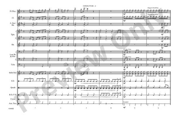 Shut Up and Dance – Marching Band Conductor Score & Parts (Digital Download)