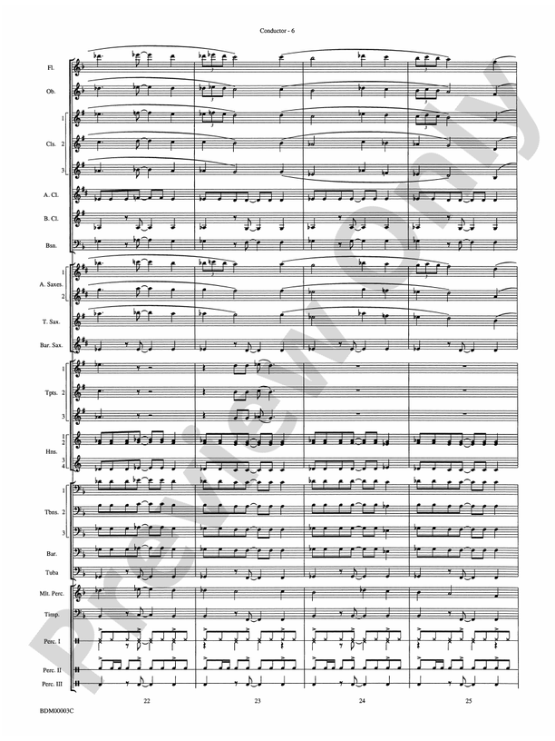 Overture de Argentina - Concert Band Conductor Score & Parts (Digital Download)