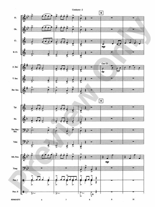 Entry of the Noblemen - Concert Band Conductor Score & Parts (Digital Download)