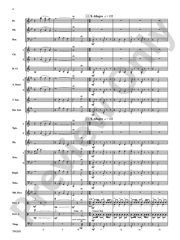 Whiteleaf Hill - Concert Band Conductor Score & Parts (Digital Download)