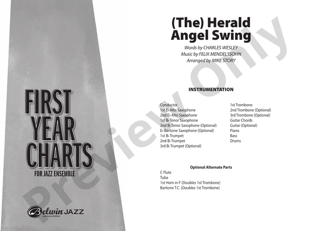 The Herald Angels Swing - Jazz Ensemble Conductor Score & Parts (Digital Download)
