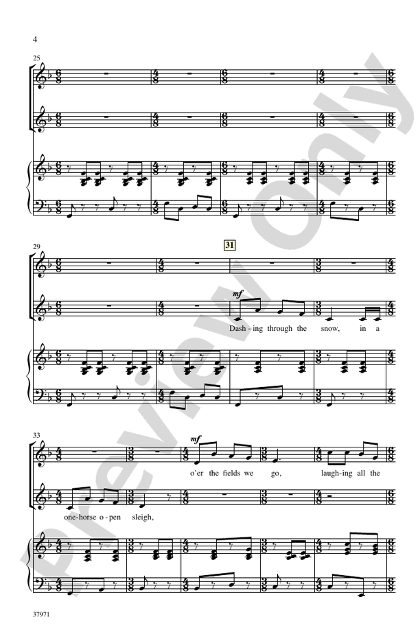 Jingle Bells (Sort Of) – 2-Part Choral Octavo (Digital Download)