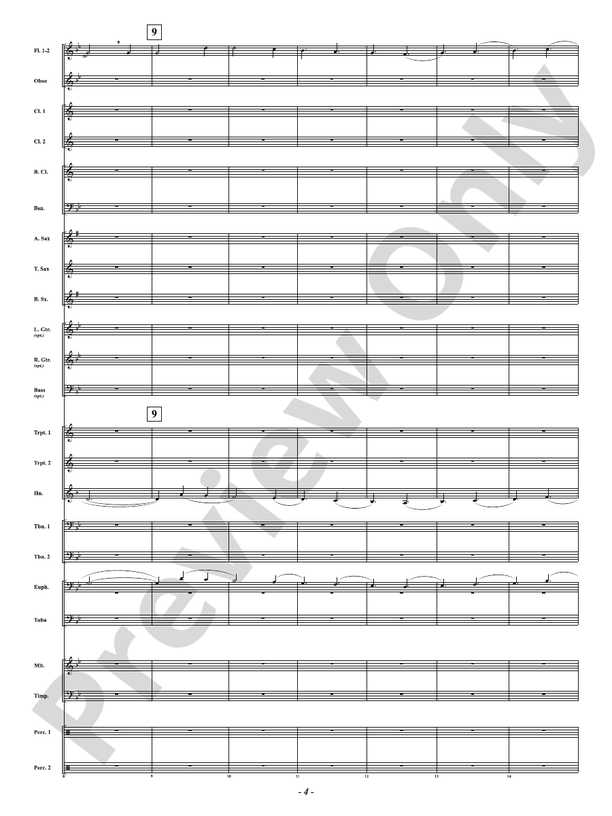 Beyond the Bell Carol - Concert Band Conductor Score & Parts (Digital Download)