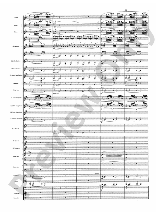 Night on Bald Mountain (Arr. William Schaefer) - Concert Band Conductor Score & Parts (Digital Download)