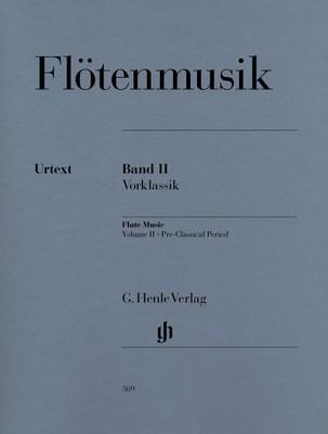 Flute Music Vol. 2 Pre Classical - for Flute and Piano - Various - Flute G. Henle Verlag