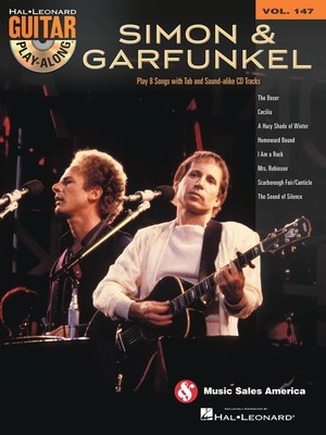 Simon & Garfunkel - Guitar Play-Along Volume 147 - Guitar Hal Leonard Guitar TAB with Lyrics & Chords Softcover/CD