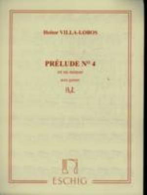 Prelude No 4 en mi mineur - Heitor Villa-Lobos - Classical Guitar Max Eschig Guitar Solo