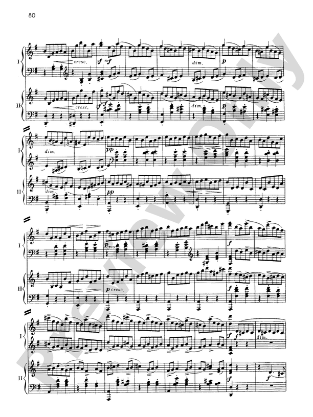 Suite No. 2, Opus 17 - II. Valse - 2 Pianos, 4 Hands (Digital Download)