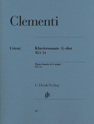 Sonata Wo 14 G - Muzio Clementi - Piano G. Henle Verlag Piano Solo