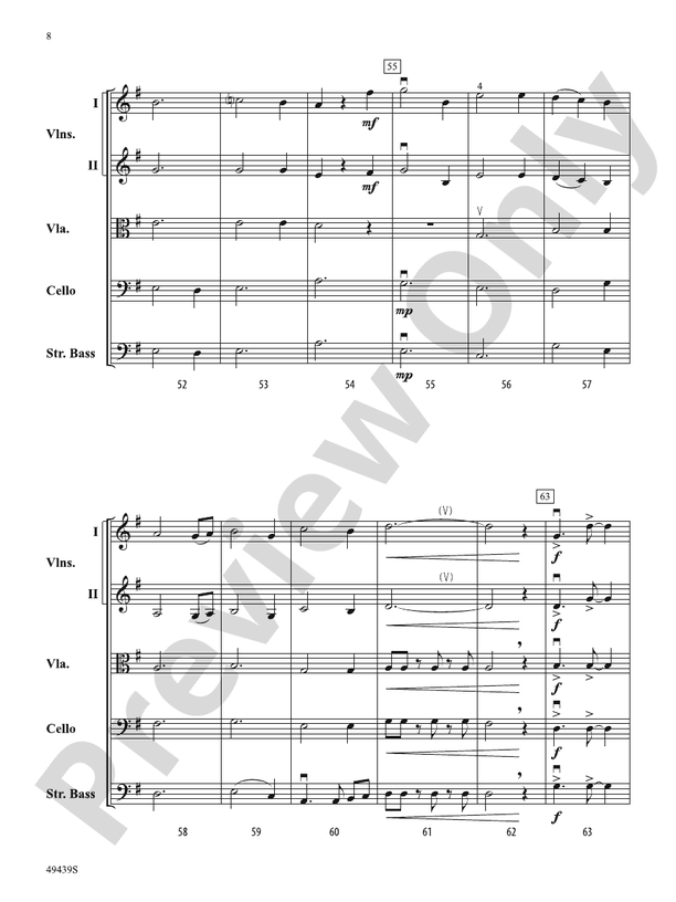 Heroes Among Us - String Orchestra Conductor Score & Parts (Digital Download)