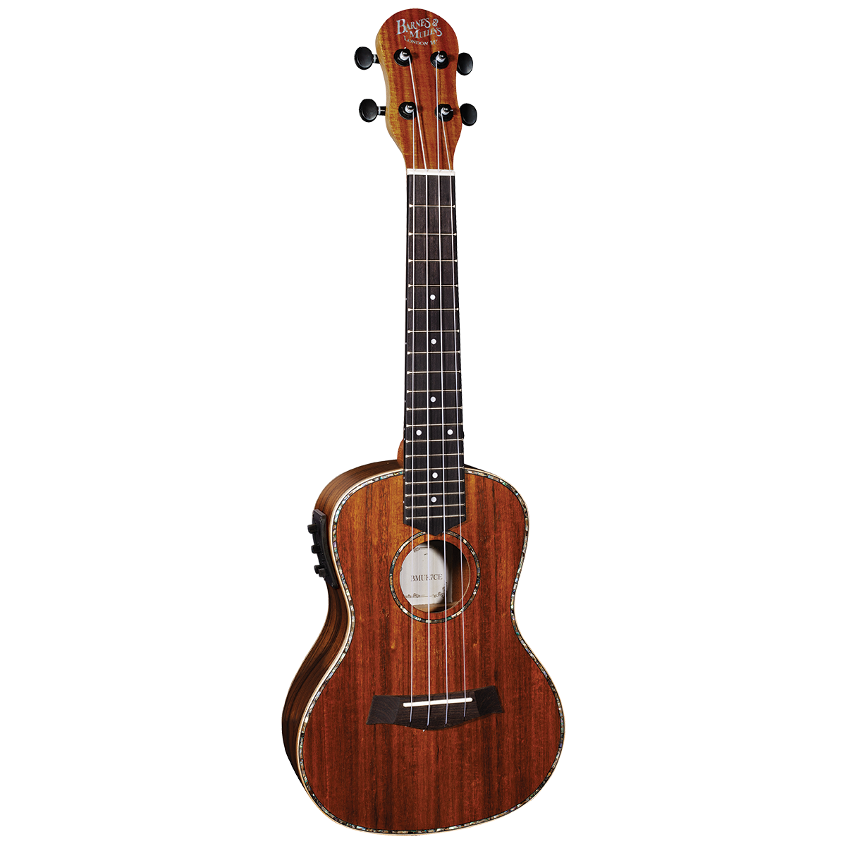 Barnes & Mullins BMUK7CE Concert Koa Ukulele with Pickup