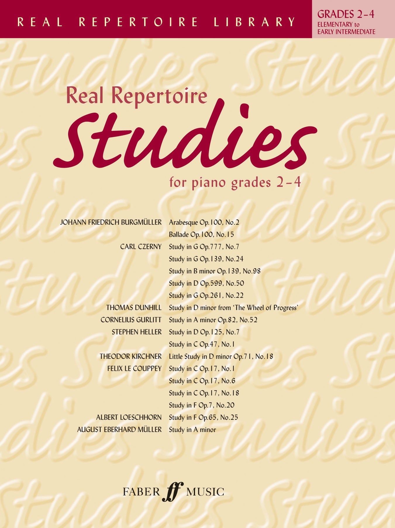 Burgmüller - Arabesque Op.100, No.2 (from Real Repertoire Studies Grades 2-4) - Piano Solo (Digital Download)
