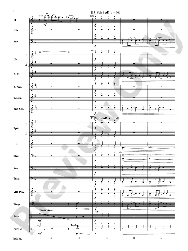 Arabian Dances - Concert Band Conductor Score & Parts (Digital Download)