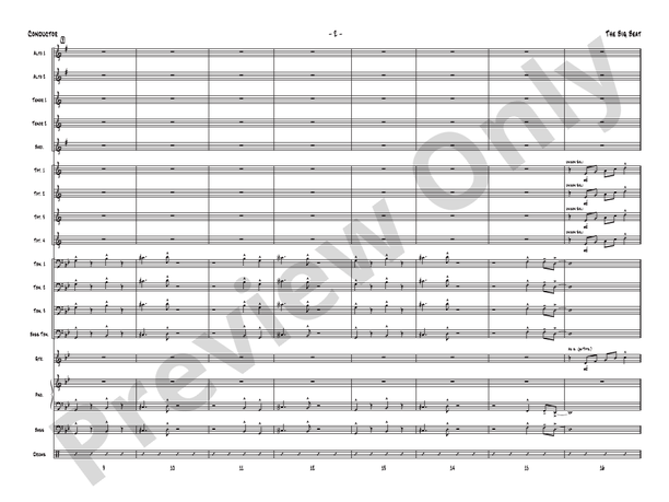 The Big Beat – Jazz Ensemble Conductor Score & Parts (Digital Download)