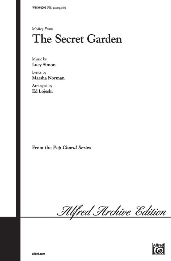 The Secret Garden, Medley from - SATB Choral Octavo (Digital Download)