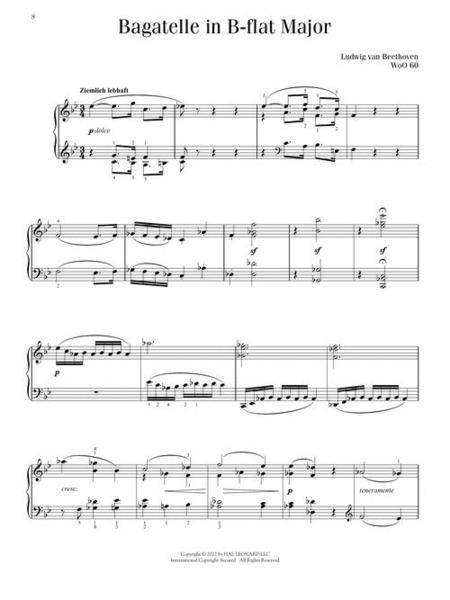 Beethoven - Intermediate Beethoven Favourites - Piano Solo Hal Leonard 859905