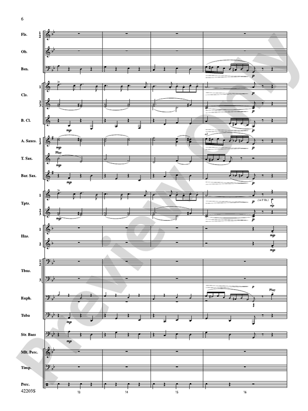 Overture from Egyptian Nights - Concert Band Conductor Score & Parts (Digital Download)