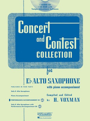 Concert and Contest Collection for Eb Alto Sax - Accompaniment CD - Rubank Publications Accompaniment CD CD-ROM