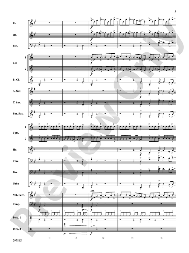 The Temple of Ka Uka - Concert Band Conductor Score & Parts (Digital Download)