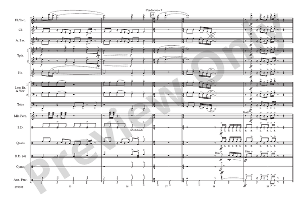 Get Down on It – Marching Band Conductor Score & Parts (Digital Download)