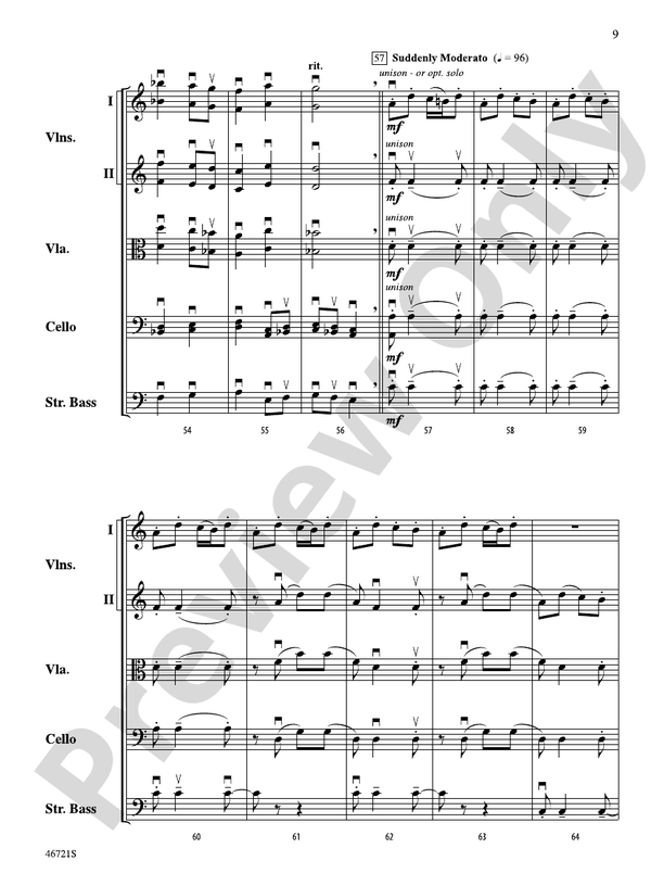 Petrushka - String Orchestra Conductor Score & Parts (Digital Download)