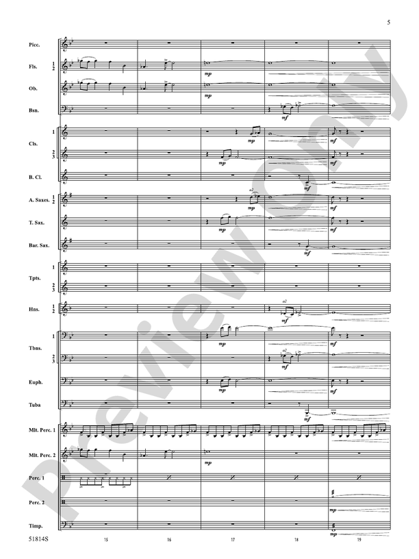 Windstorm - Concert Band Conductor Score & Parts(Digital Download)