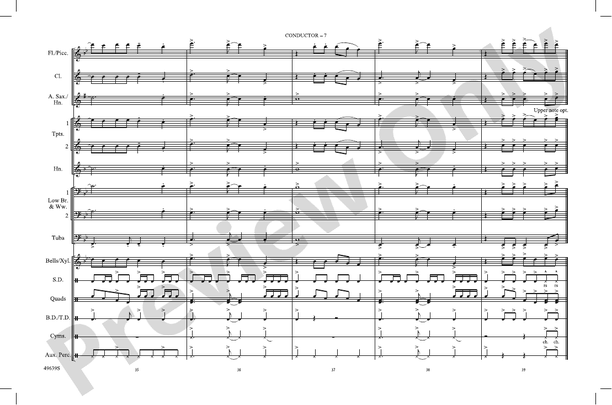 You Belong with Me – Marching Band Conductor Score & Parts (Digital Download)