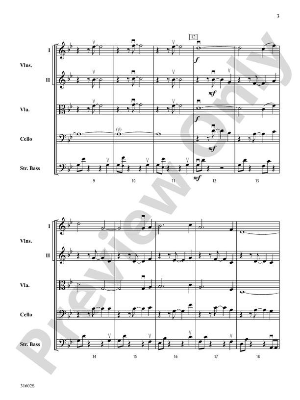 Mercurius – String Orchestra Conductor Score & Parts (Digital Download)
