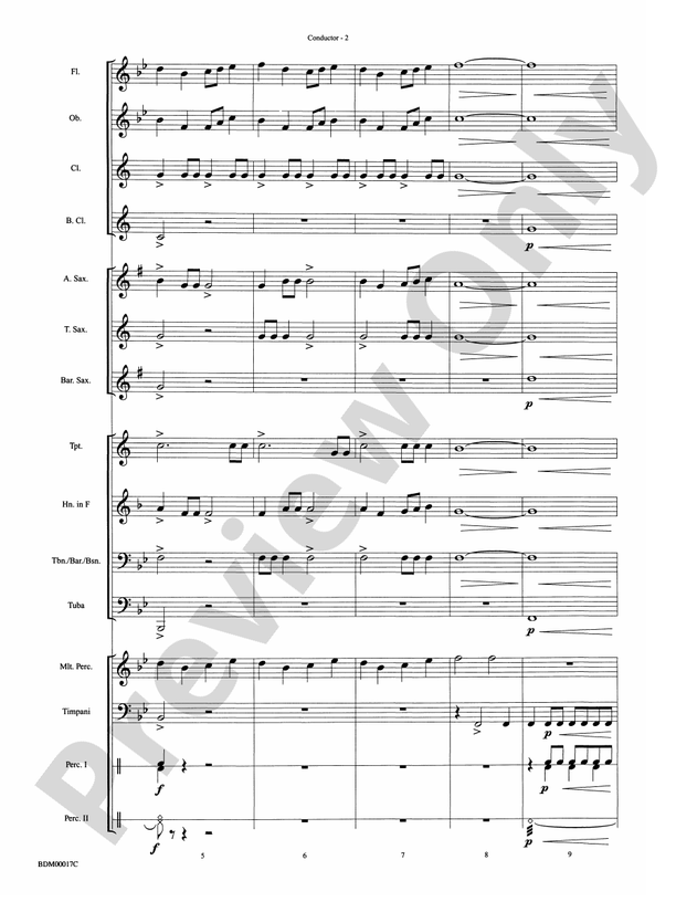 Tidings of Joy! - Concert Band Conductor Score & Parts (Digital Download)