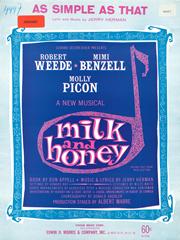 As Simple As That (from 'Milk and Honey') - PVG (Digital Download)
