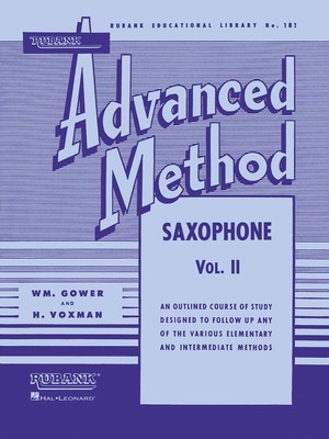 Rubank Advanced Method - Saxophone Vol. 2 - Saxophone Rubank Publications