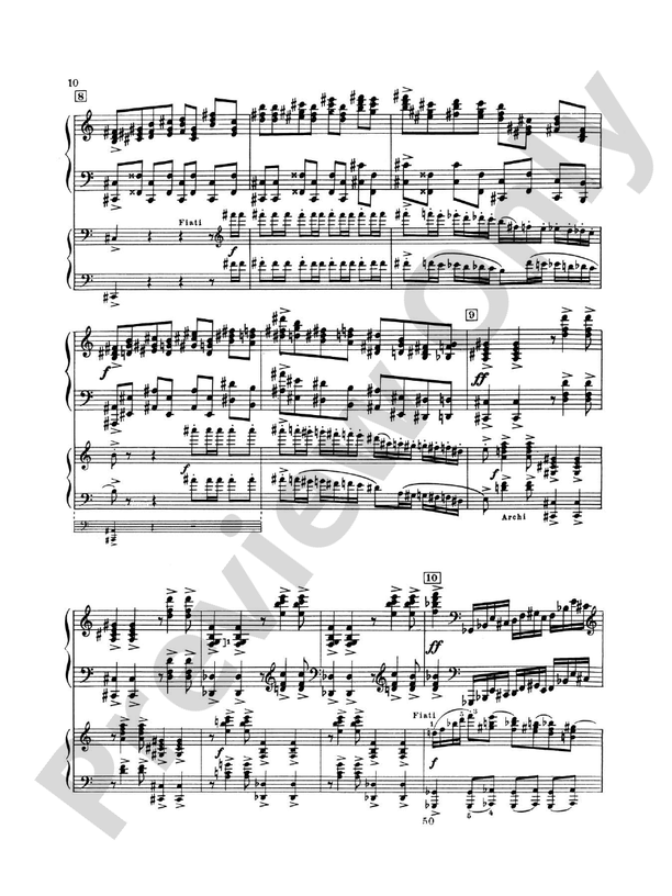 Piano Concerto No. 3 in C Major, Opus 26 - 1st Movement - 2 Pianos, 4 Hands (Digital Download)