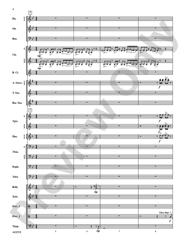 Loco Motion - Concert Band Conductor Score & Parts (Digital Download)