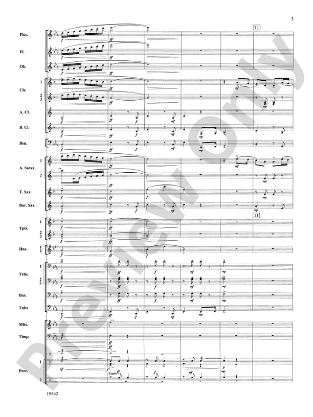 Chanteys - Concert Band Conductor Score & Parts (Digital Download)