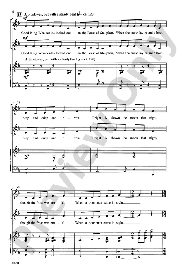Merry Christmas to All (A Medley of Carols) – 2-Part Choral Octavo (Digital Download)
