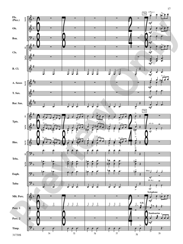 They Shall Run and Be Free - Concert Band Conductor Score & Parts (Digital Download)