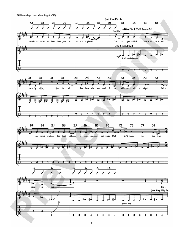Papa Loved Mama - Guitar TAB (Digital Download)