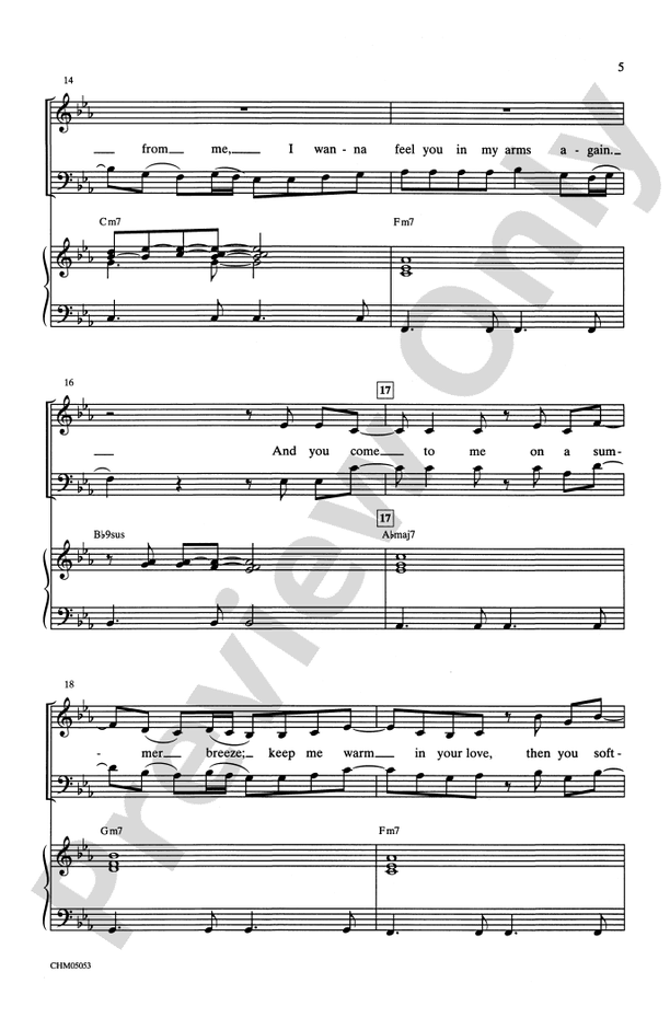 How Deep Is Your Love – SATB Choral Octavo (Digital Download)
