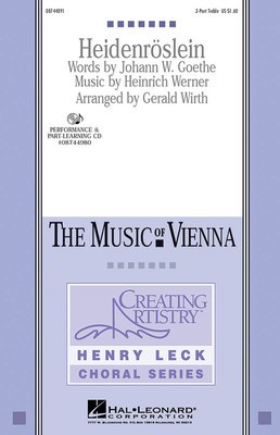 Heidenroslein - 3-Part Treble Gerald Wirth Hal Leonard Choral Score Octavo