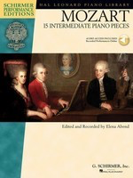 15 Intermediate Piano Pieces Book/OLA - Mozart - Piano Solo - Schirmer Performance Editions