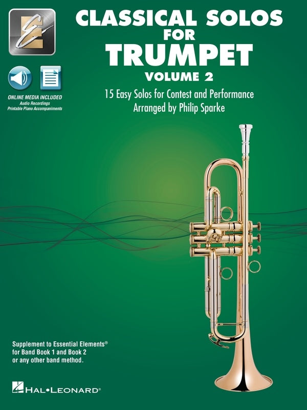 Classical Solos Volume 2 - Trumpet/Media Access Online Hal Leonard 870107