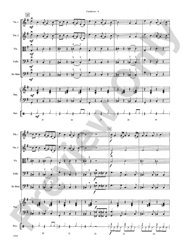 Great Movie Themes – String Orchestra Conductor Score & Parts (Digital Download)