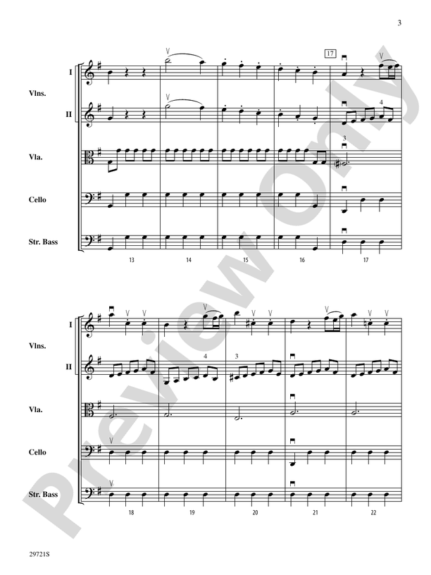 Sinfonia in G (Grade 2.5) – Highland/Etling String Orchestra Conductor Score & Parts (Digital Download)