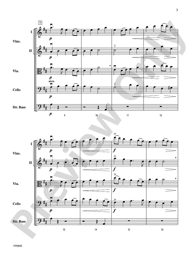 Marche de Noces – String Orchestra Conductor Score & Parts (Digital Download)