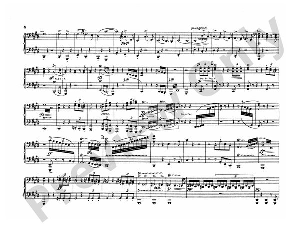 Mahler - Symphony No. 5, in E Major - 1 Piano, 4 Hands (Digital Download)