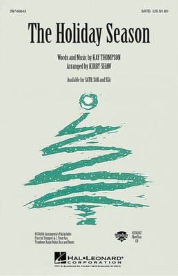 The Holiday Season - SAB Hal Leonard Choral Score Octavo