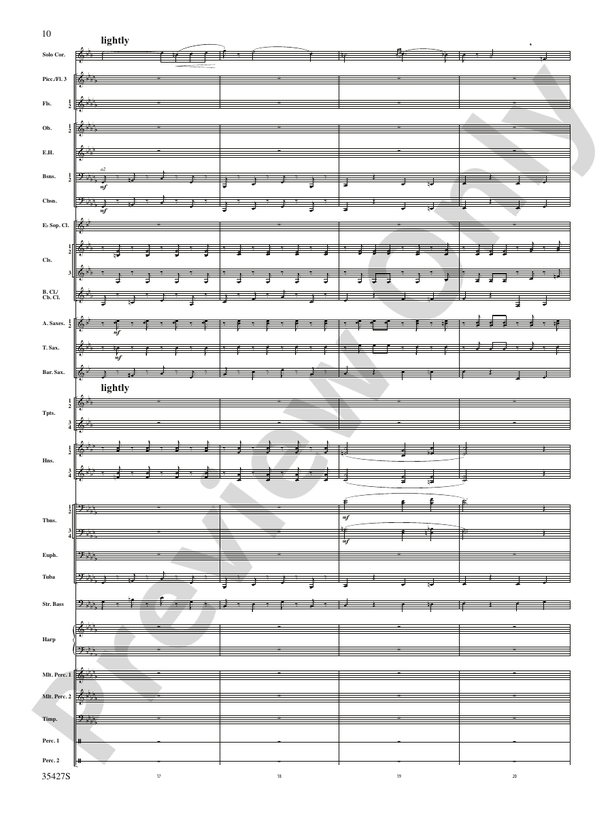 Fantasie Brillante - Concert Band Conductor Score & Parts (Digital Download)