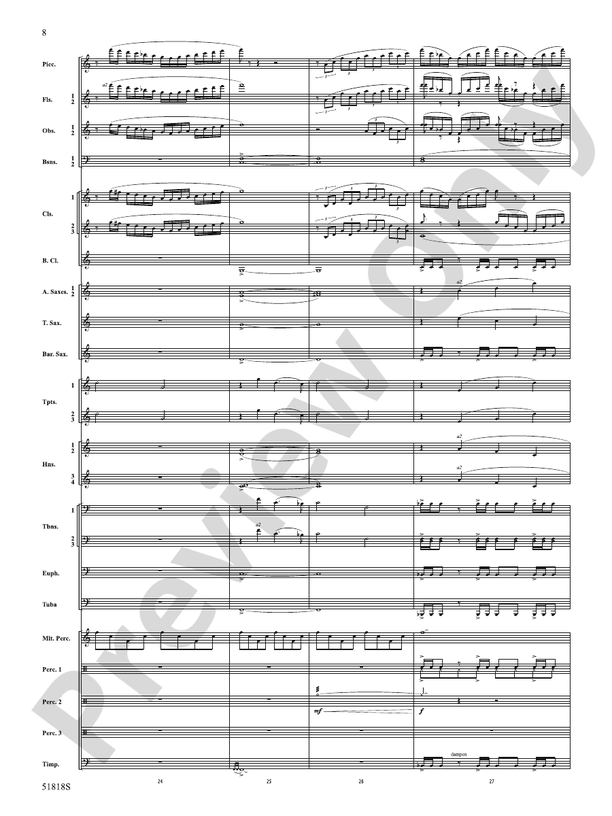 Champions of the Sky - Concert Band Conductor Score & Parts(Digital Download)